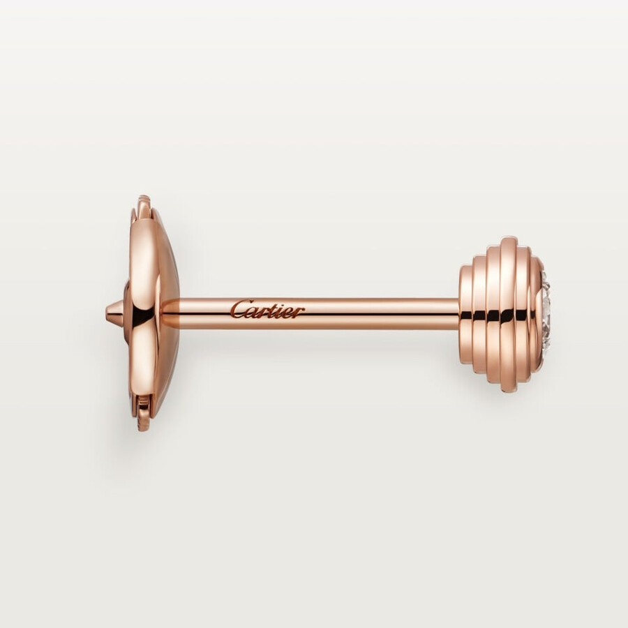 orecchini a bottone cartier damour 2 diamanti modello piccolo