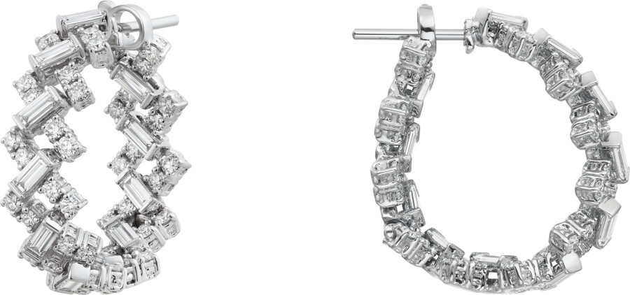 orecchini reflection de cartier diamanti