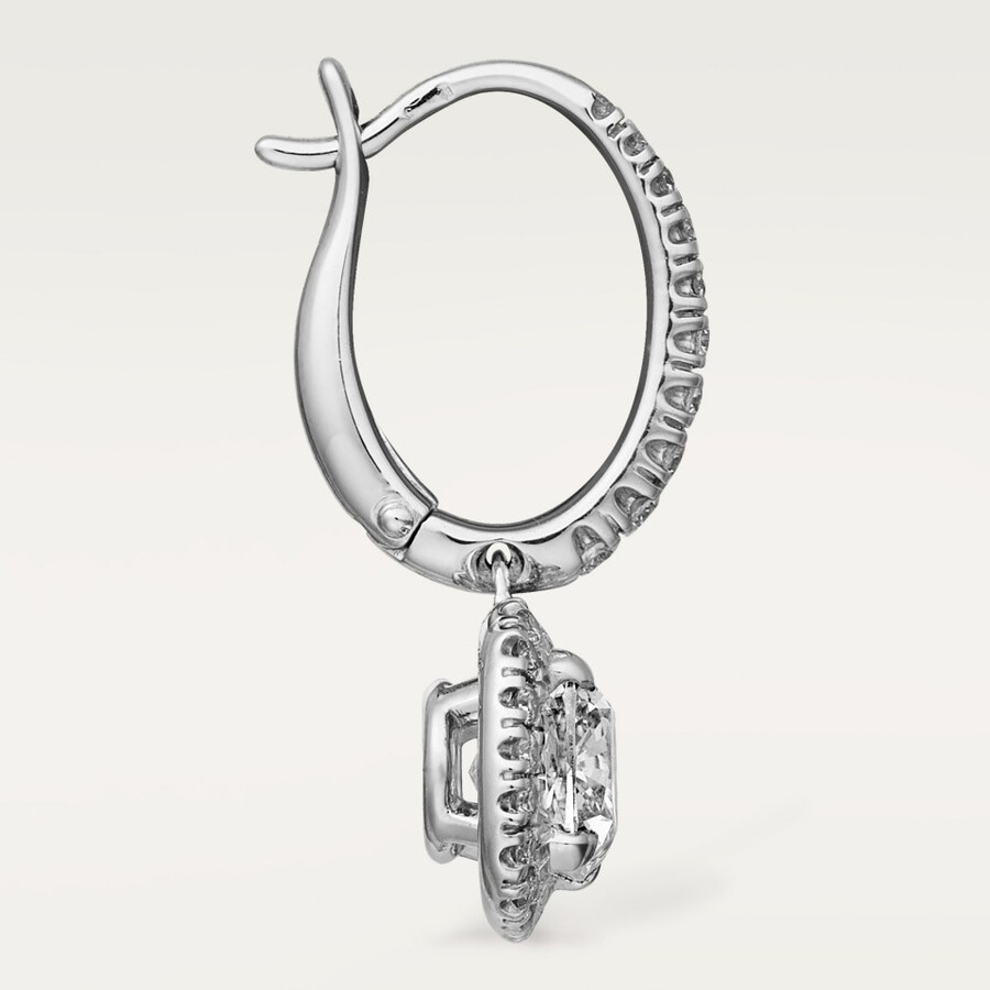 orecchini cartier destinée 2 diamanti taglio cuscino pavé