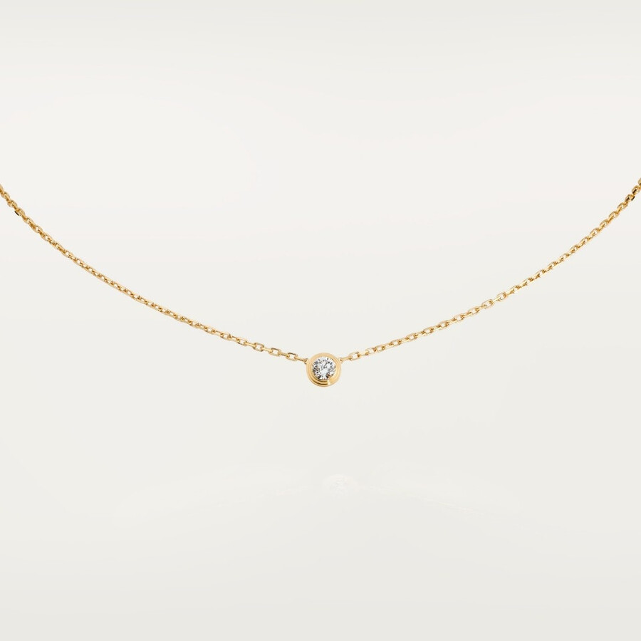 pendente cartier damour diamante taglio brillante modello grande