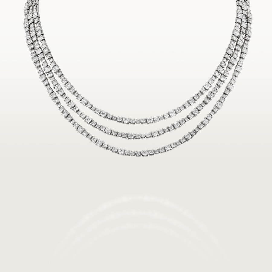collana essential lines diamanti taglio brillante