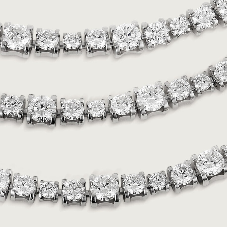 collana essential lines diamanti taglio brillante