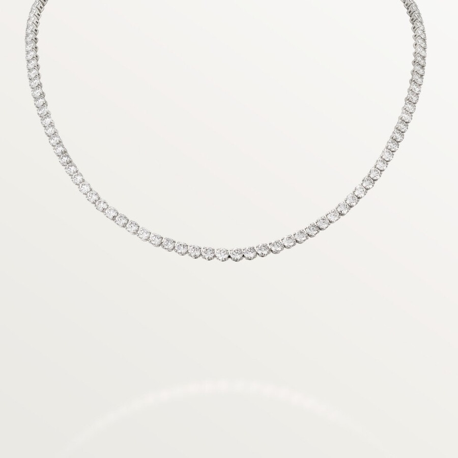 collana essential lines diamanti taglio brillante