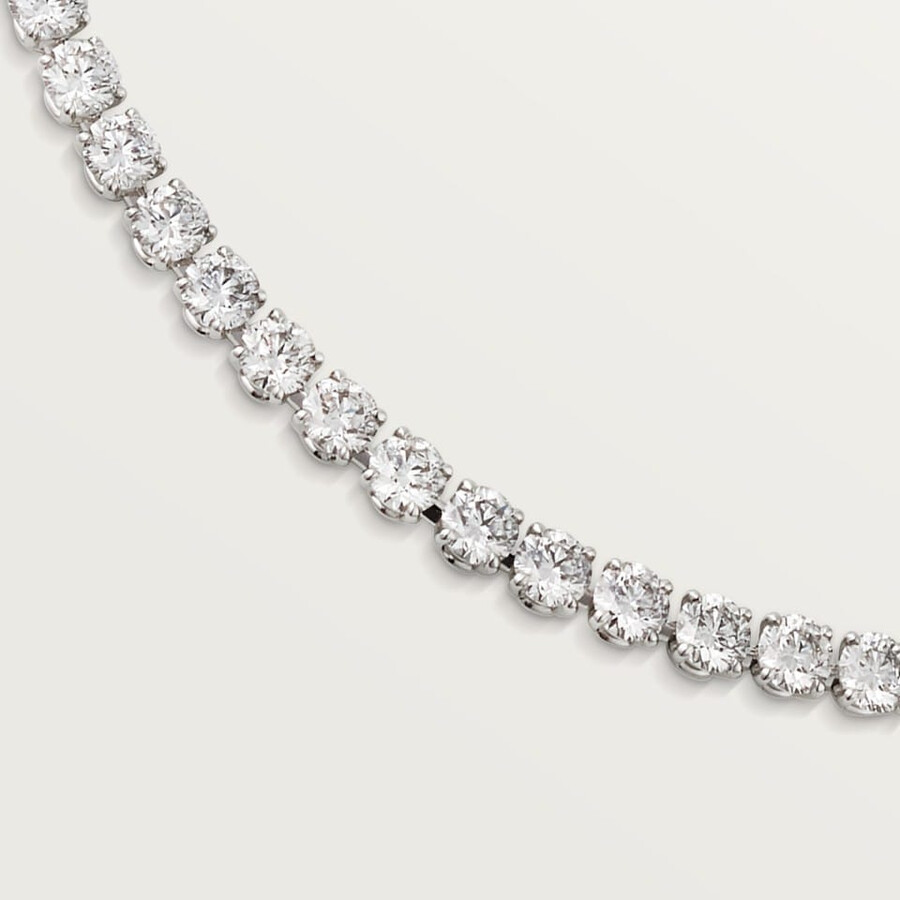 collana essential lines diamanti taglio brillante