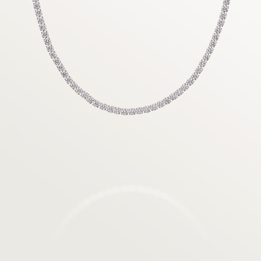 collana essential lines diamanti taglio brillante