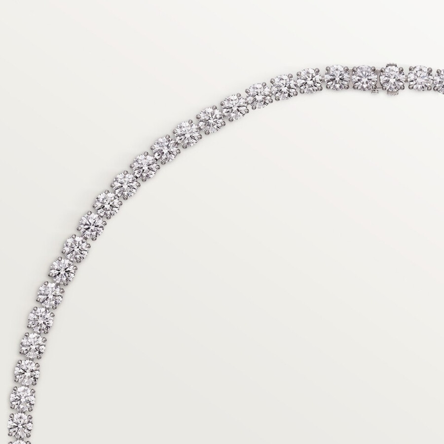collana essential lines diamanti taglio brillante
