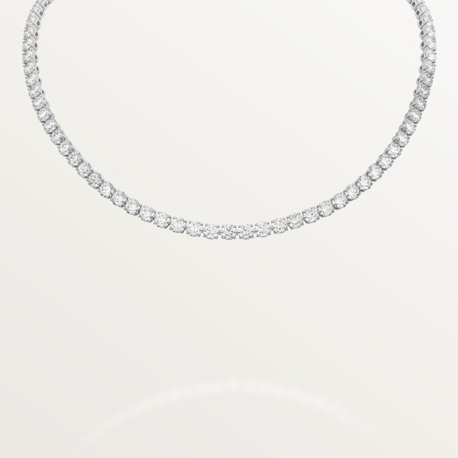collana essential lines diamanti taglio brillante