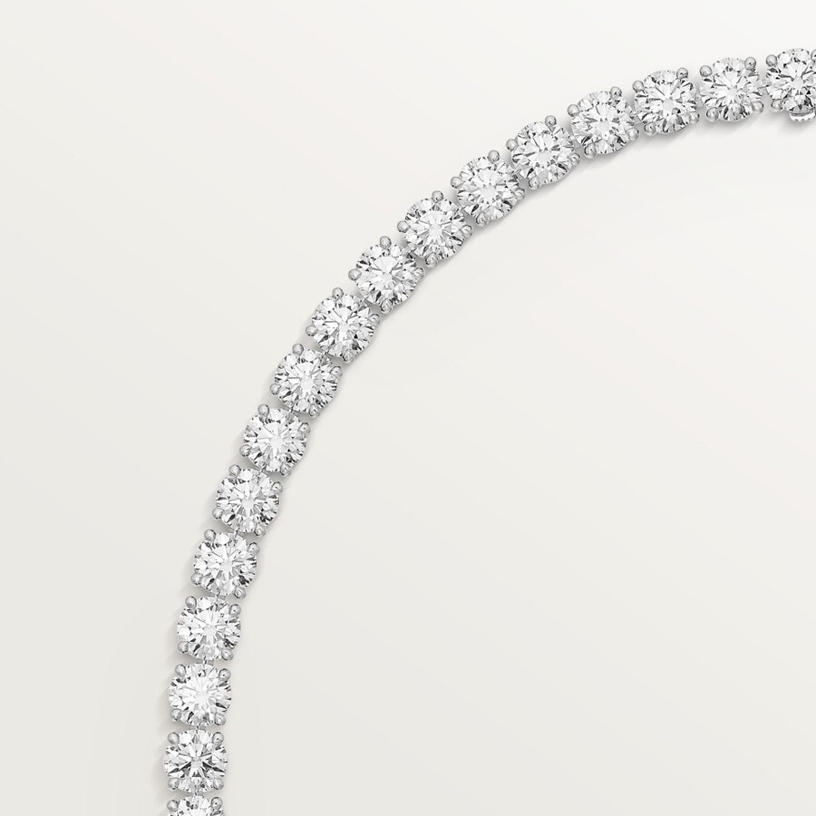 collana essential lines diamanti taglio brillante