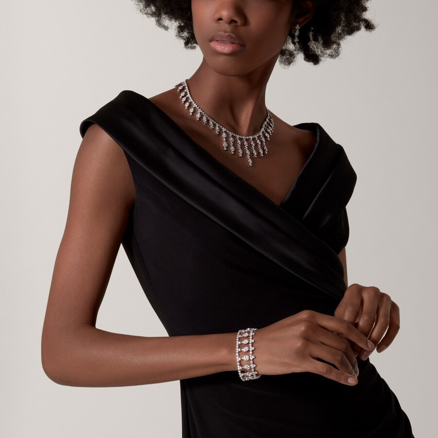 collana cartier rain diamanti