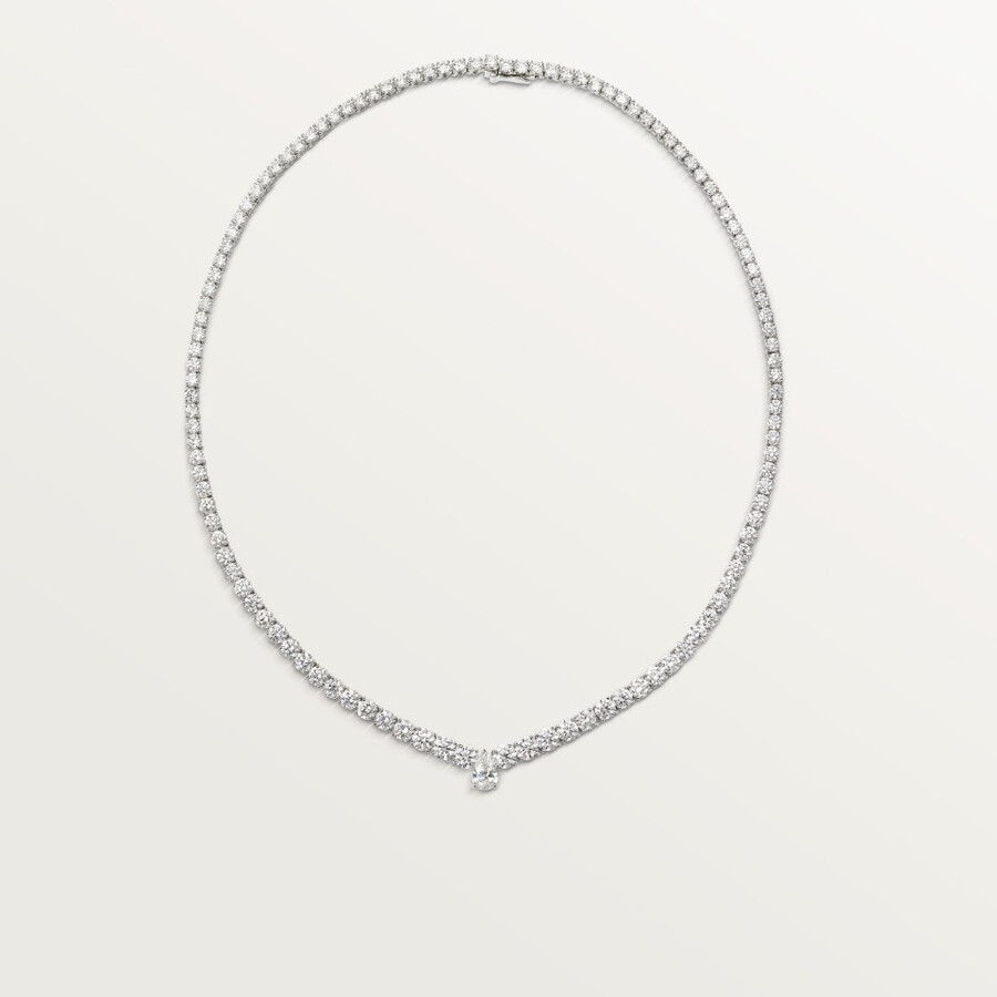 collana essential lines diamanti taglio brillante