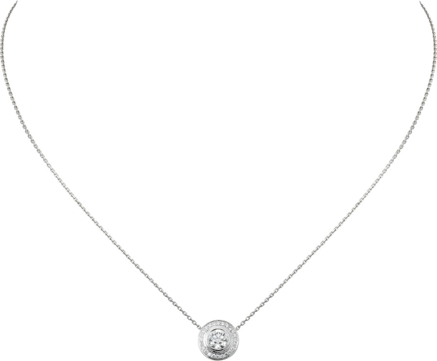 pendente cartier damour diamanti pavé