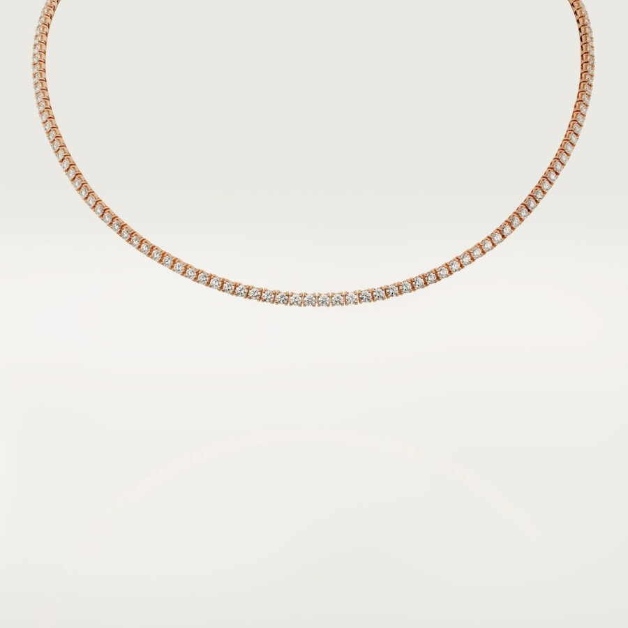 collana essential lines diamanti taglio brillante