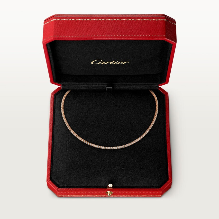 collana essential lines diamanti taglio brillante