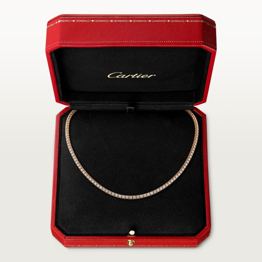 collana essential lines diamanti taglio brillante