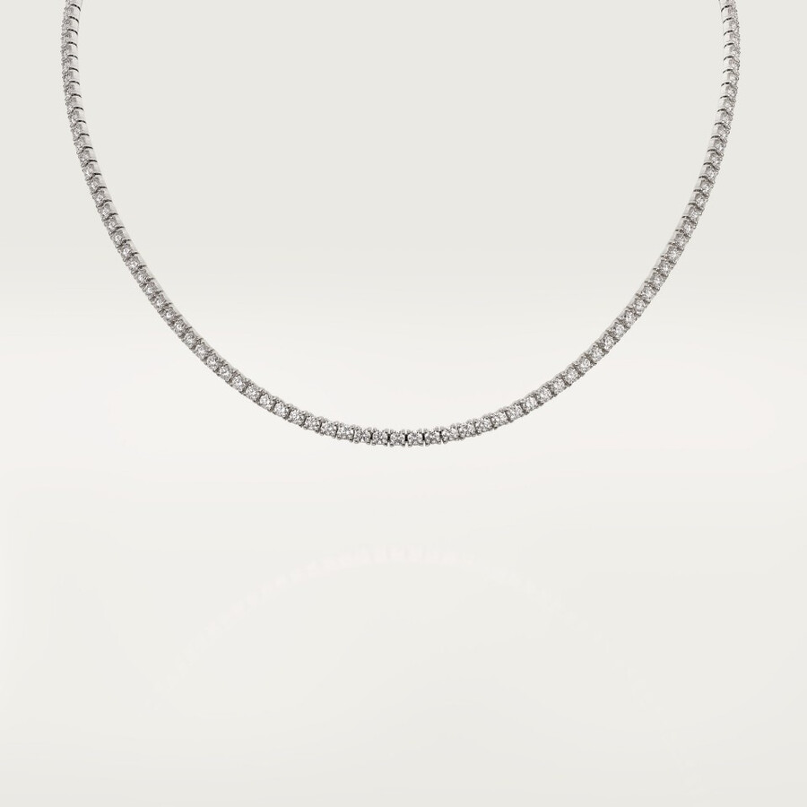 collana essential lines diamanti taglio brillante