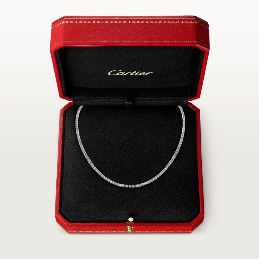 collana essential lines diamanti taglio brillante