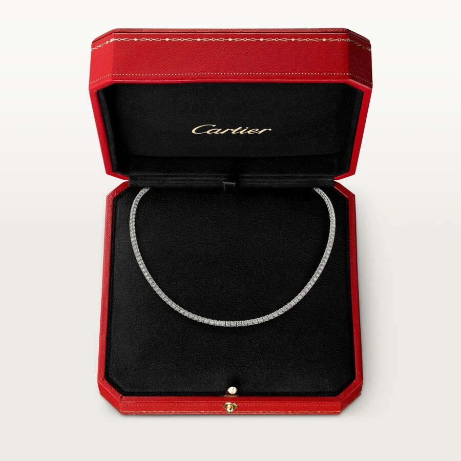 collana essential lines diamanti taglio brillante