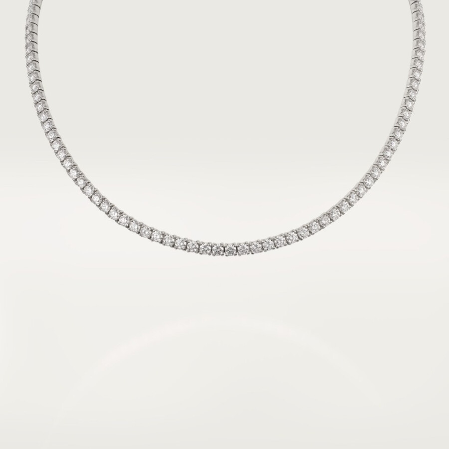 collana essential lines diamanti taglio brillante