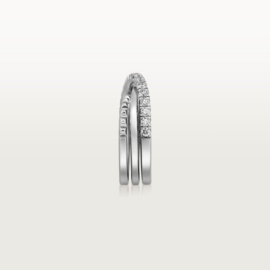 anello etincelle de cartier semi-pavé