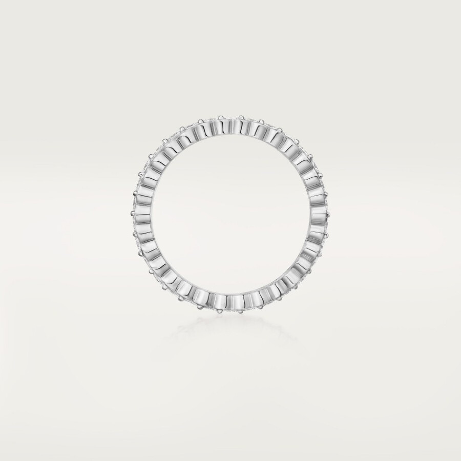 anello broderie de cartier tripla fila diamanti