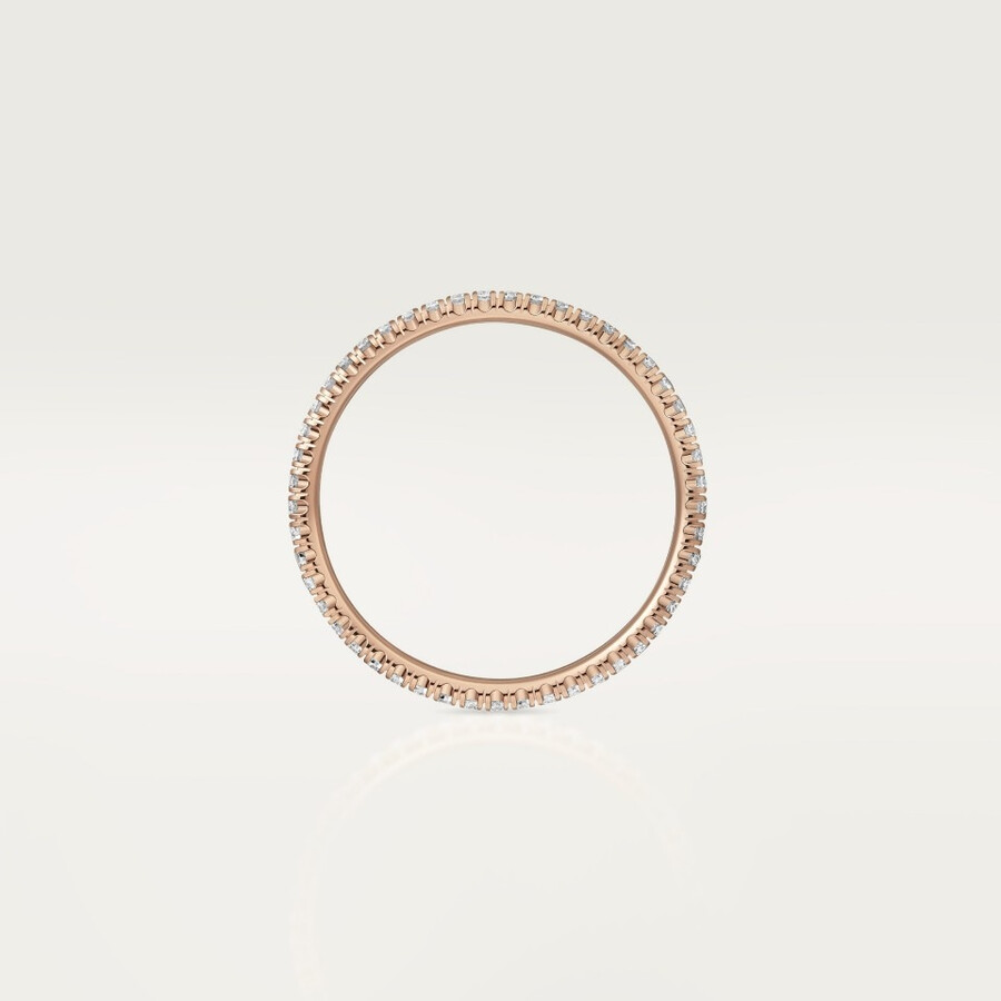 fede nuziale etincelle de cartier larghezza 15 mm pavé