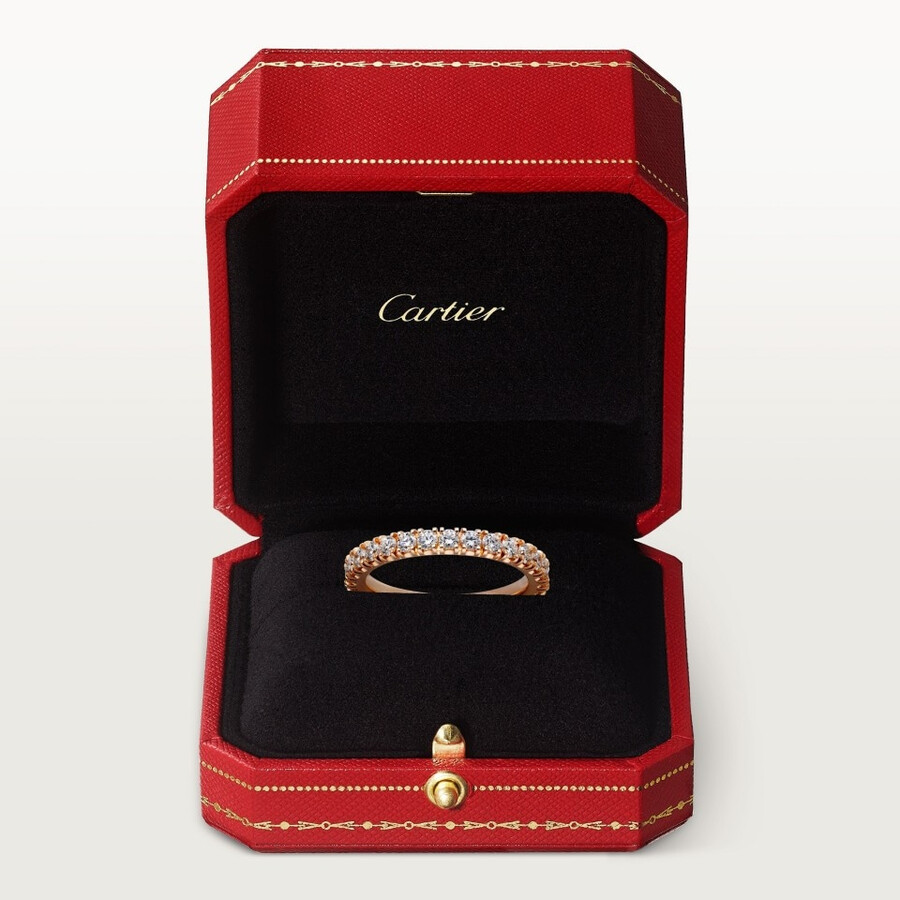fede nuziale etincelle de cartier larghezza 26 mm pavé