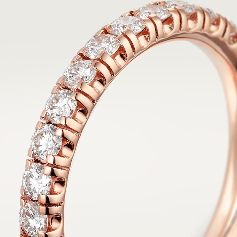 fede nuziale etincelle de cartier larghezza 26 mm semi-pavé