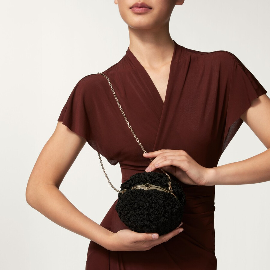 borsa rotonda alluncinetto cartier soir