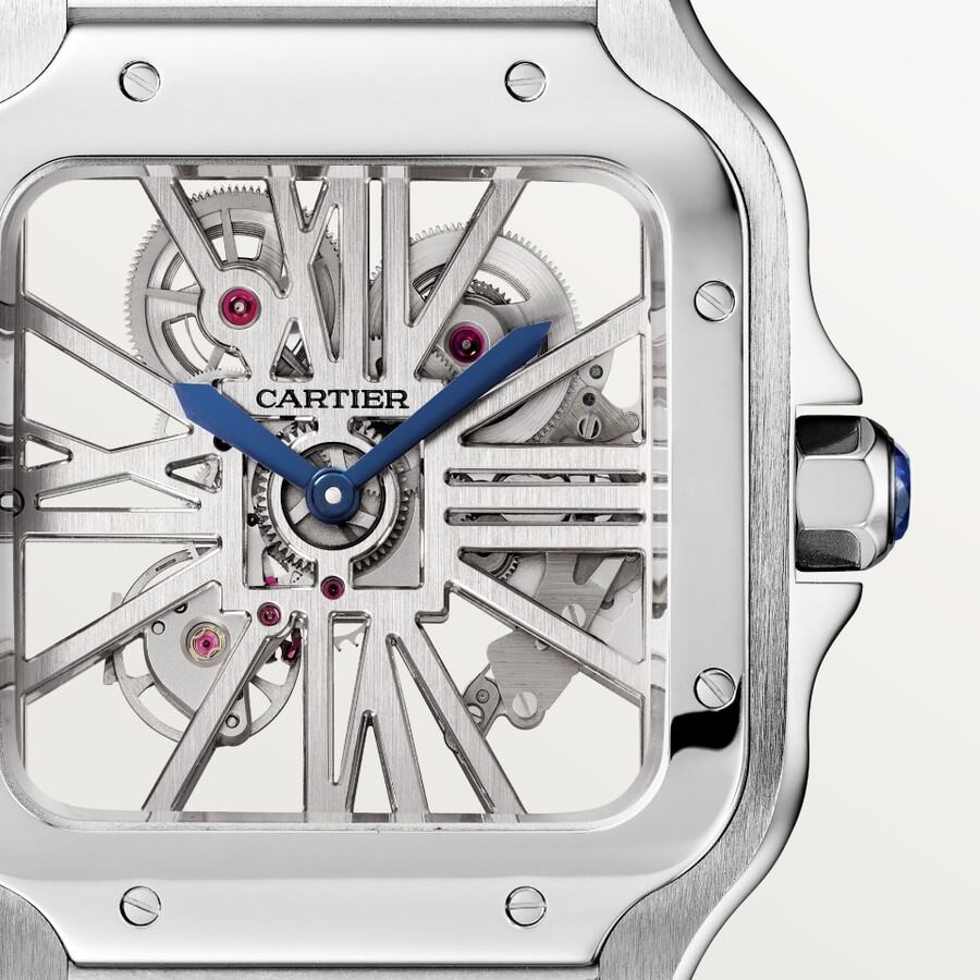 orologio scheletrato santos de cartier