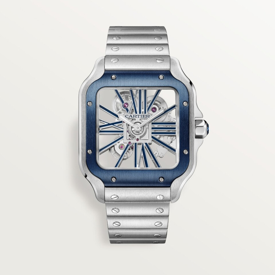 orologio scheletrato santos de cartier