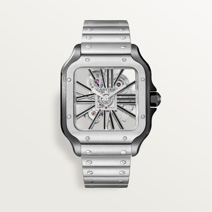 orologio scheletrato santos de cartier