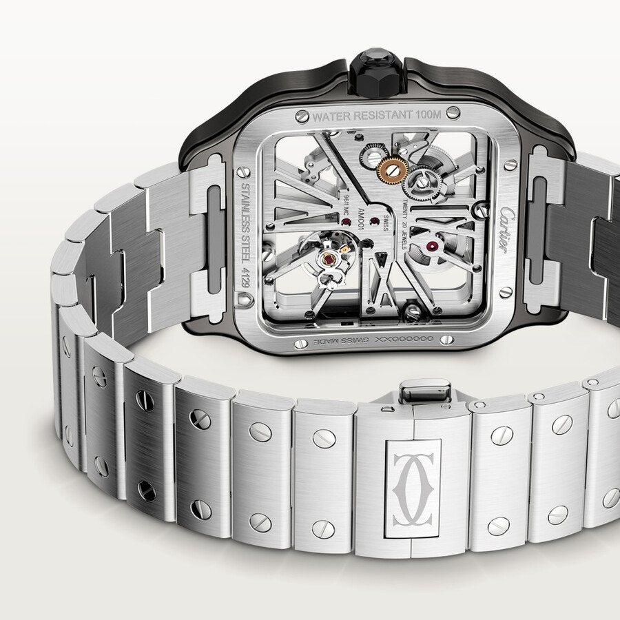 orologio scheletrato santos de cartier
