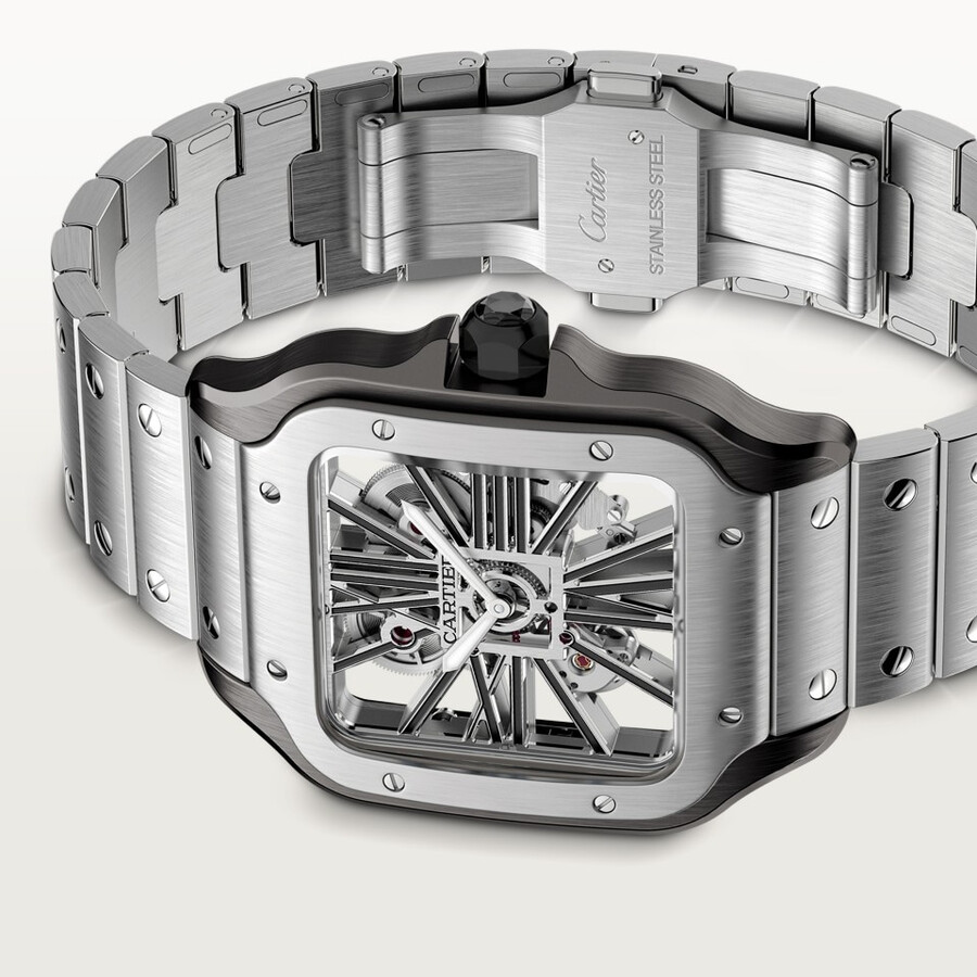 orologio scheletrato santos de cartier