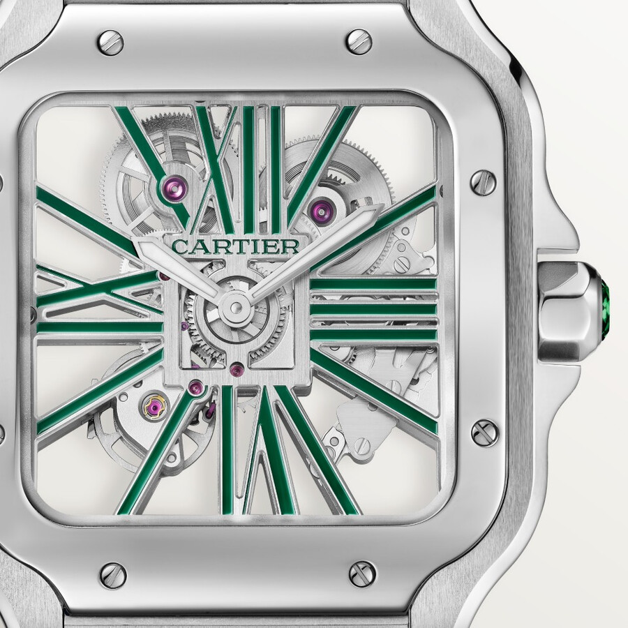 orologio scheletrato santos de cartier