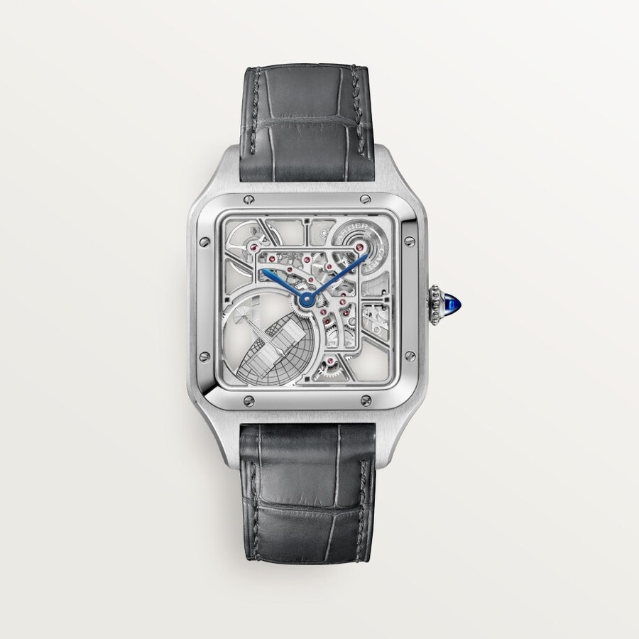 orologio scheletrato santos-dumont dotato di microrotore