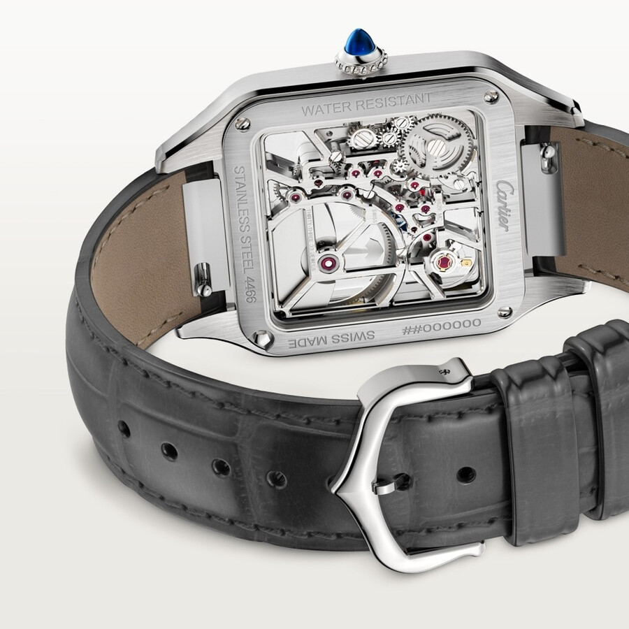 orologio scheletrato santos-dumont dotato di microrotore