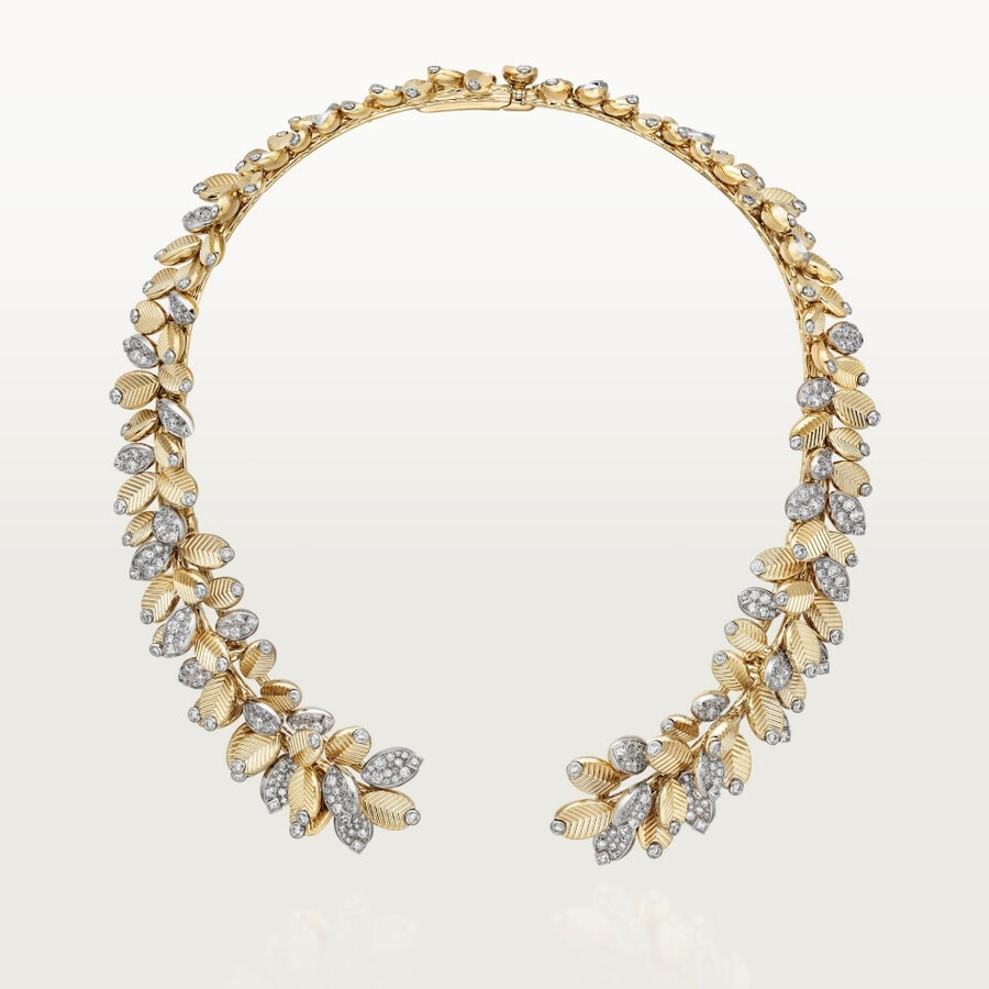 collana coffee bean semi-pavé