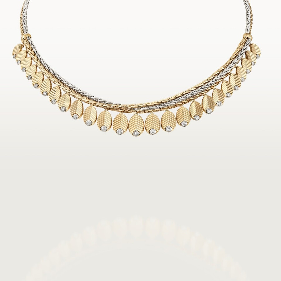 collana coffee bean diamanti