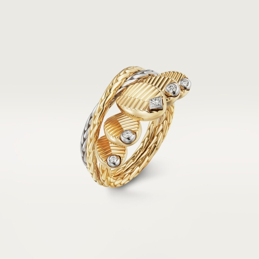 anello coffee bean diamanti