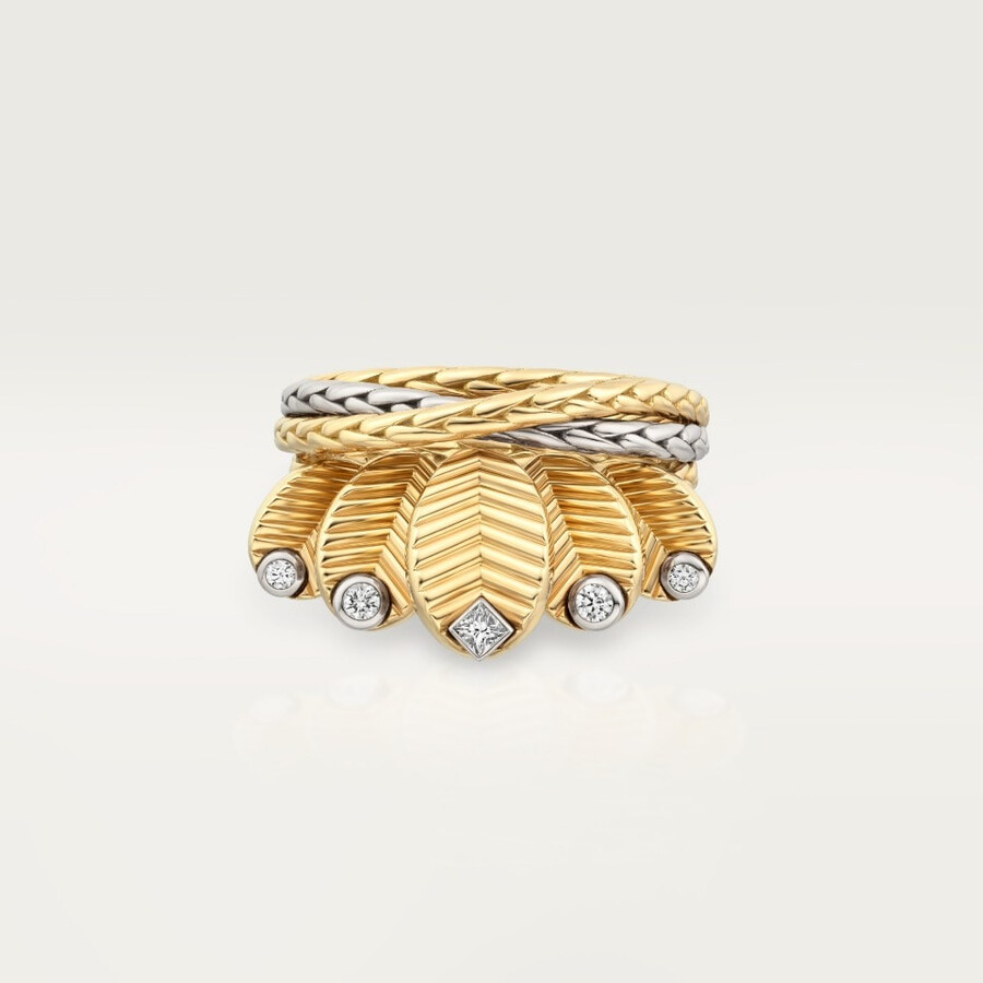 anello coffee bean diamanti