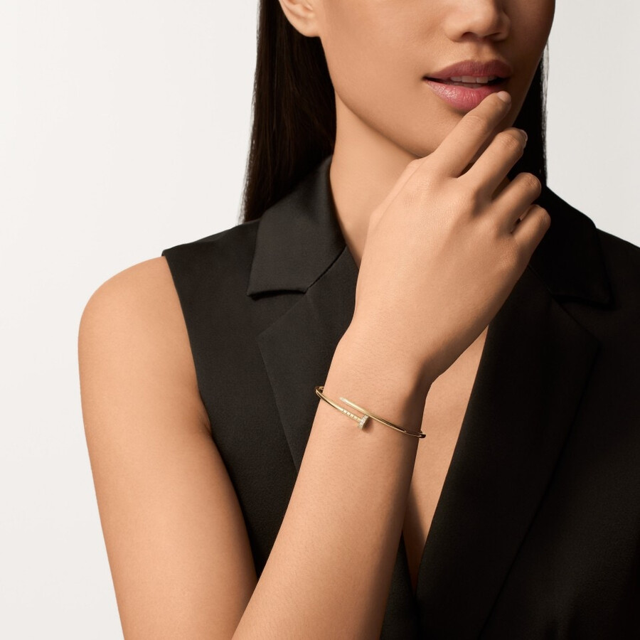 bracciale juste un clou modello piccolo diamanti
