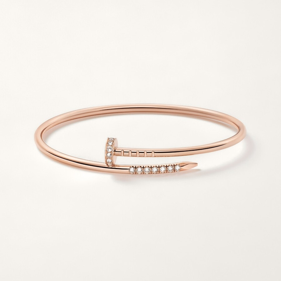 bracciale juste un clou modello piccolo diamanti montati al rovescio