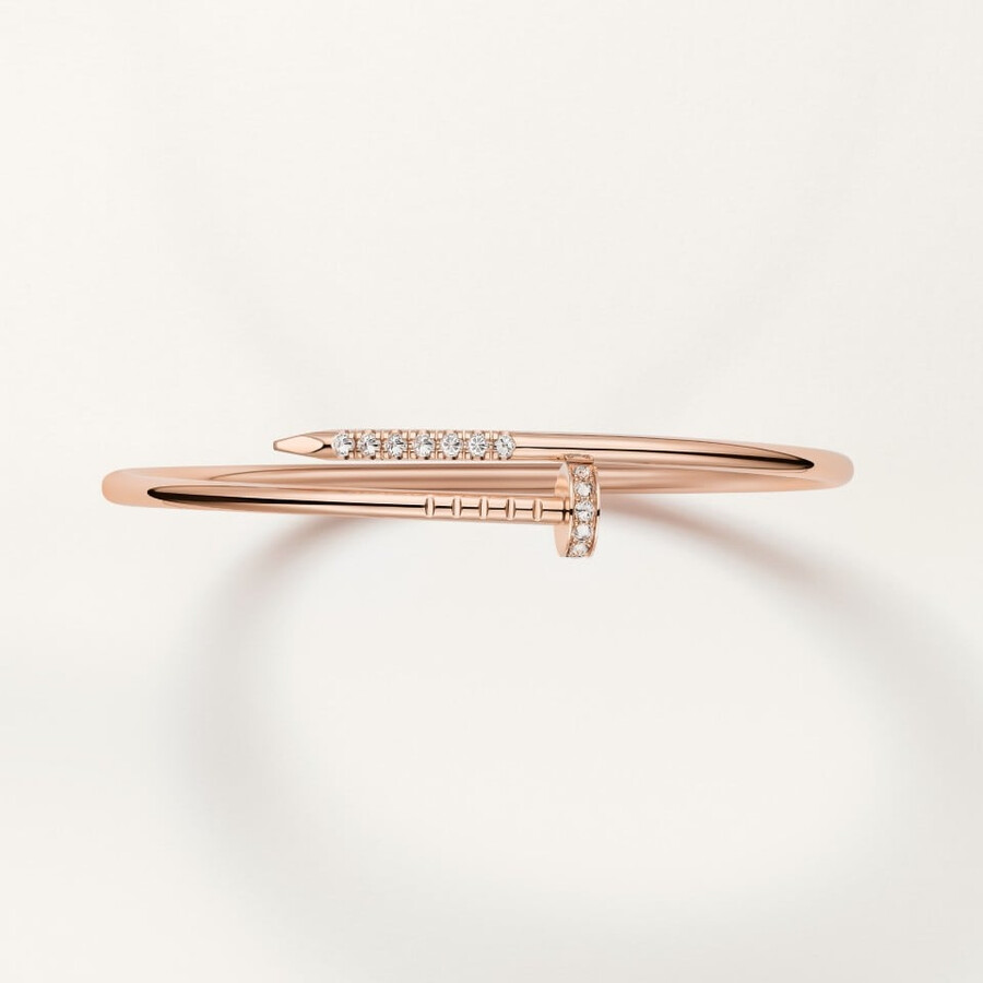 bracciale juste un clou modello piccolo diamanti montati al rovescio