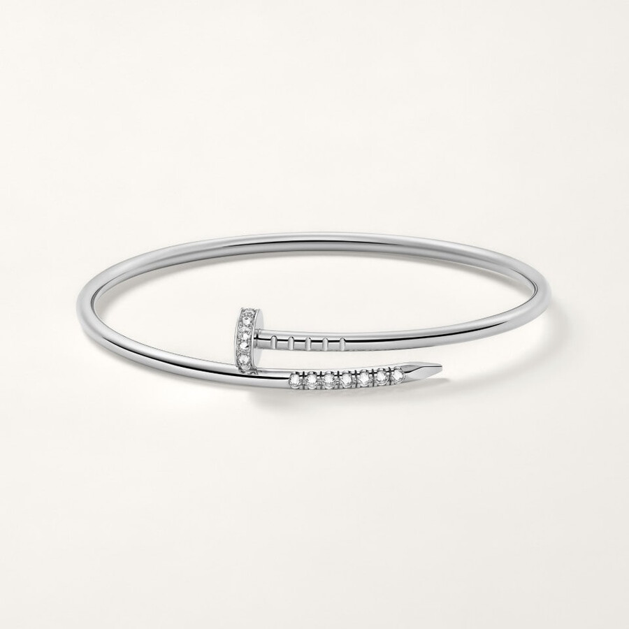 bracciale juste un clou modello piccolo diamanti montati al rovescio