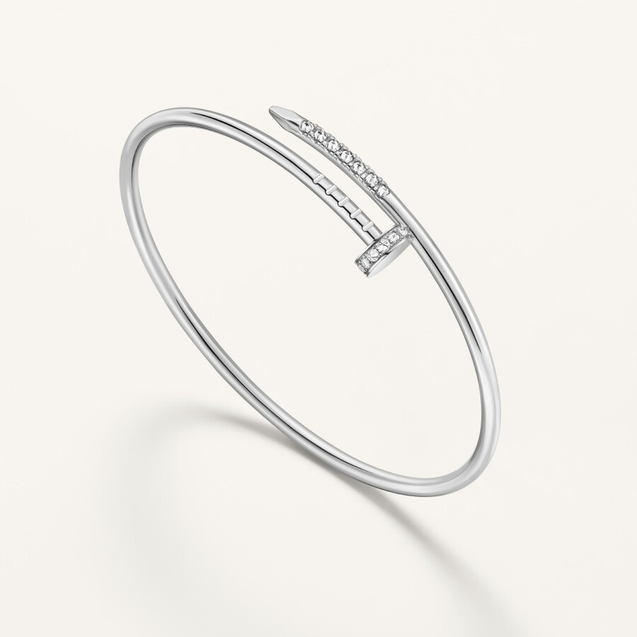 bracciale juste un clou modello piccolo diamanti montati al rovescio