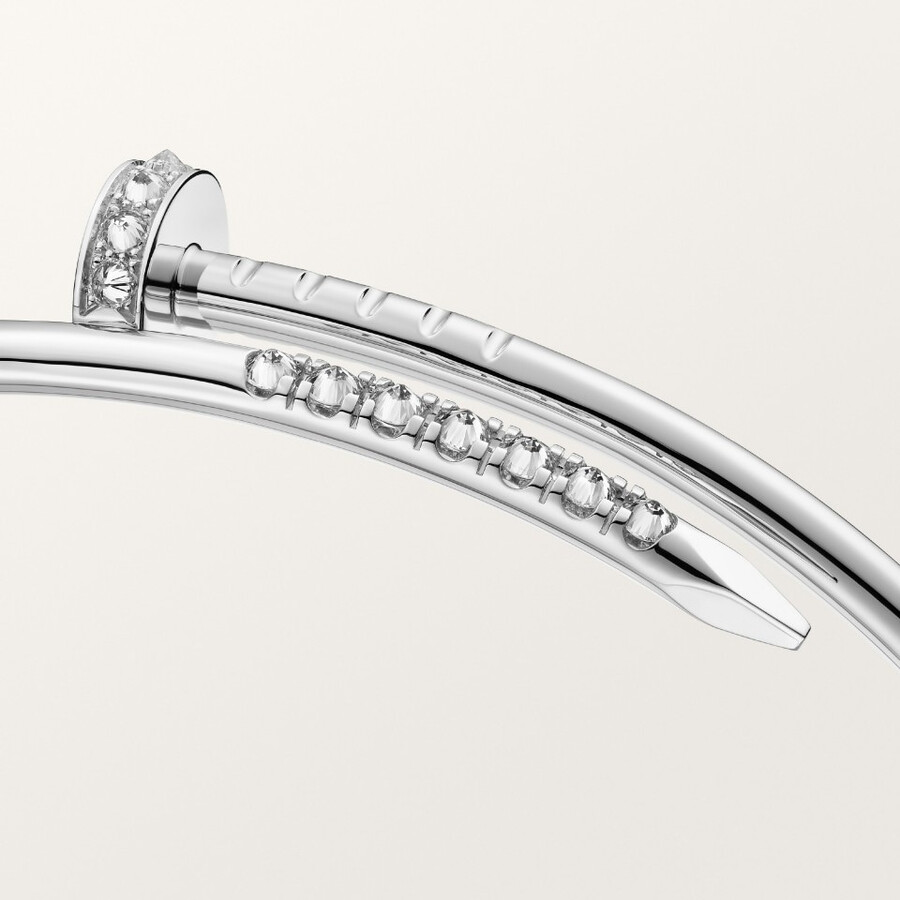 bracciale juste un clou modello piccolo diamanti montati al rovescio