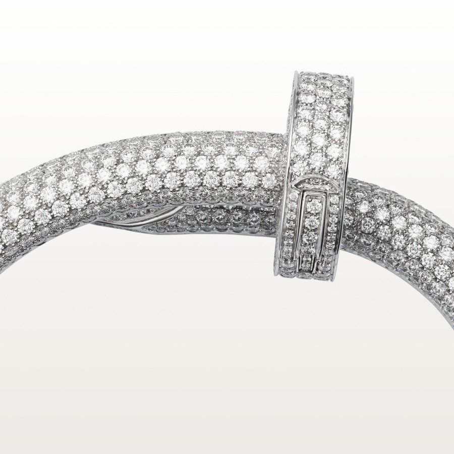 bracciale juste un clou modello extra large pavé