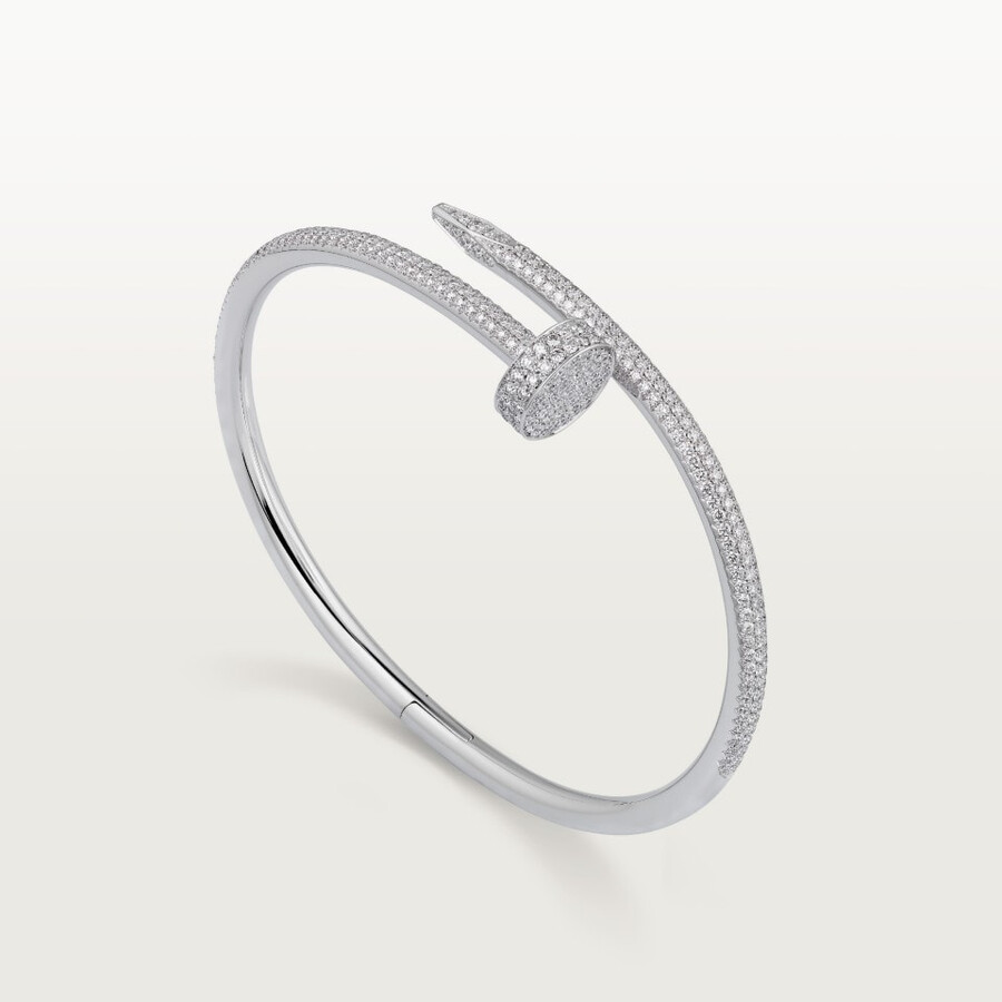 bracciale juste un clou modello classico diamanti