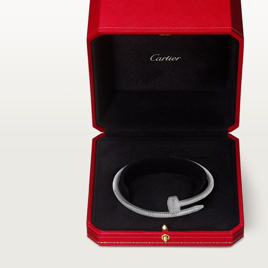 bracciale juste un clou modello classico diamanti