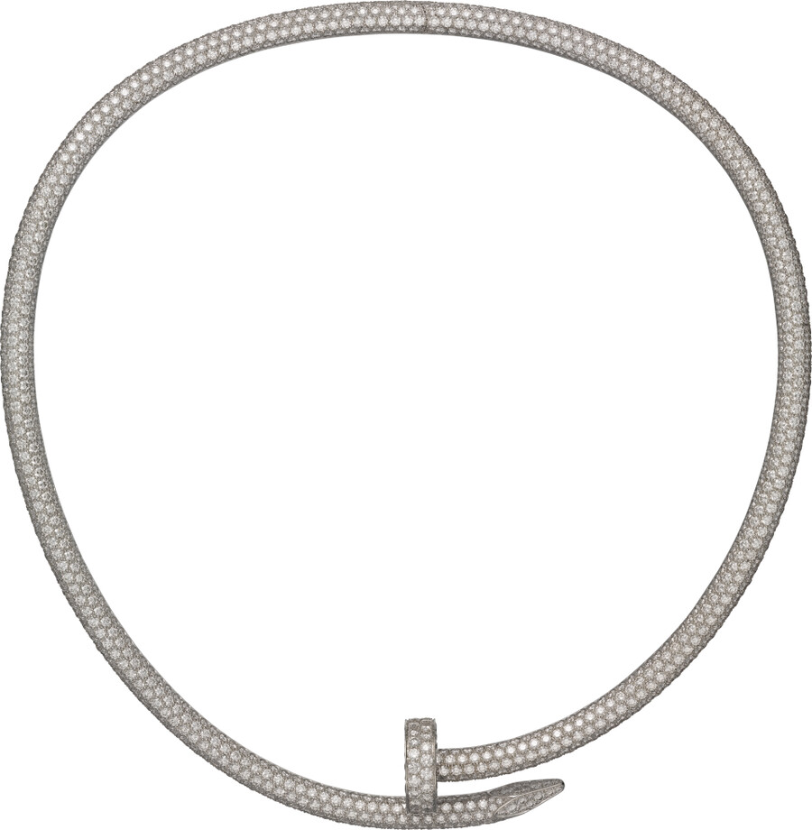 collana torque juste un clou modello extra large pavé
